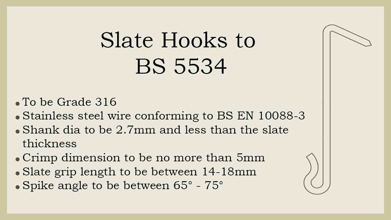 Slate hook to bs55341